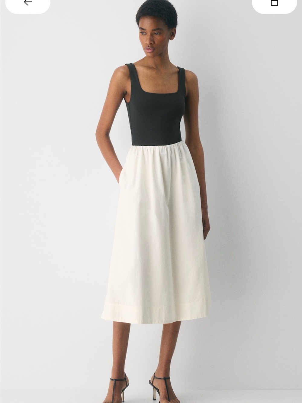 Aritzia Revive Poplin Dress Size Medium NWT